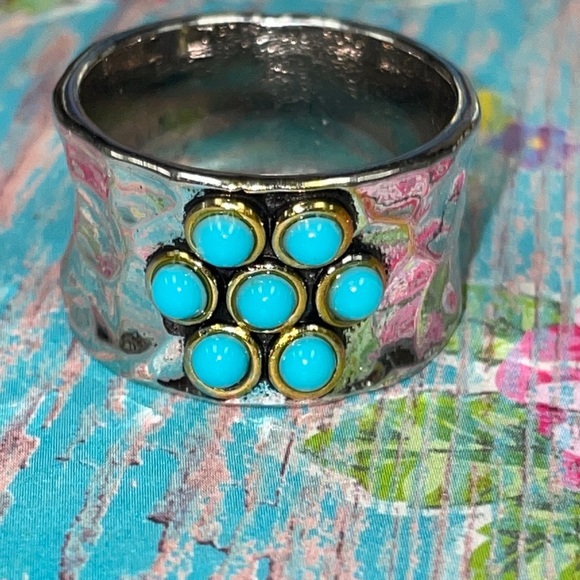 Turquoise Band Ring - Picture 3 of 9